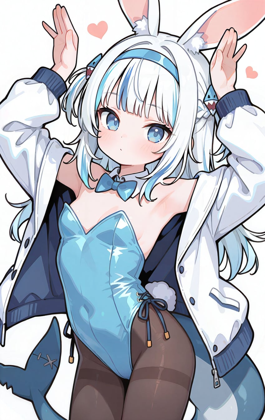 1girl, absurdres, adapted_costume, alternate_costume, animal_ear_fluff, animal_ears, armpits, arms_up