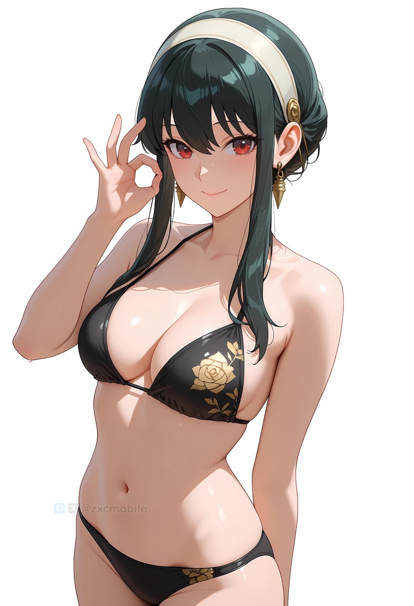 1girl, absurdres, alt_text, bangs, bare_arms, bare_legs, bare_shoulders, bikini