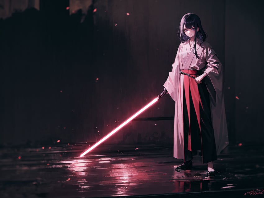 1girl, adetailer, alternate_costume, artist_request, bangs, black_footwear, black_hair, closed_mouth