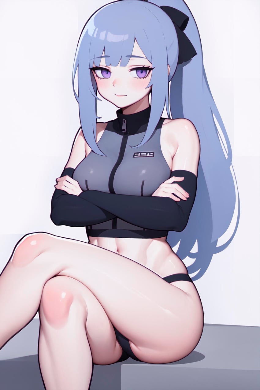 1girl, absurdres, ak-12_(girls'_frontline), atla, bangs, bare_shoulders, black_panties, blush