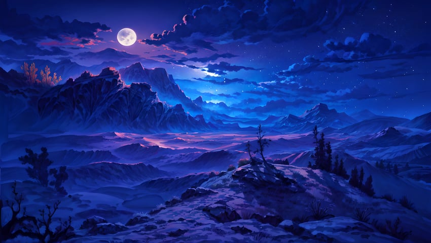 absurdres, blue_sky, blue_theme, cloud, cloudy_sky, commentary, desert, desolate