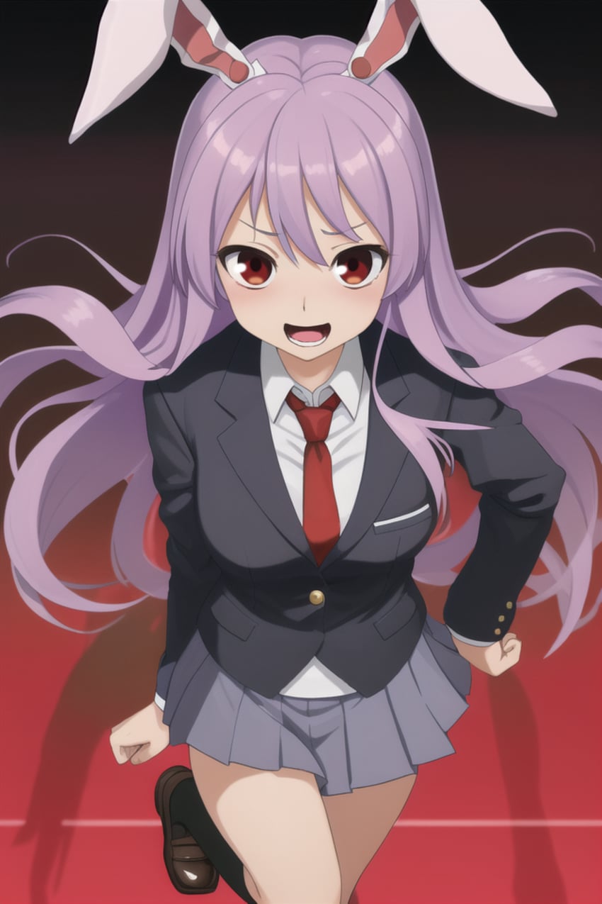 1girl, animal_ears, blazer, highres, jacket, kgmraisys, long_hair, long_sleeves