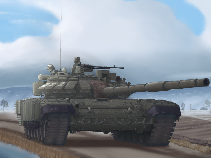 absurdres, gun, hattorin, highres, machine_gun, military, military_vehicle, motor_vehicle