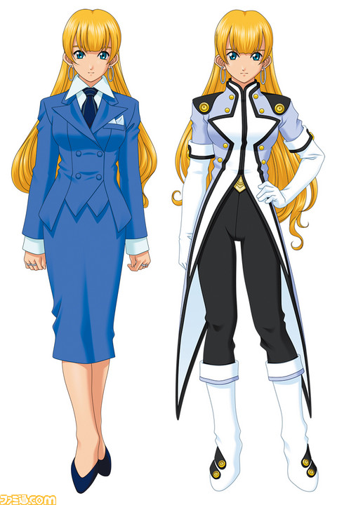 2girls, belt, black_pants, blonde_eyebrows, blonde_hair, blue_eyes, blue_shorts, blue_skirt