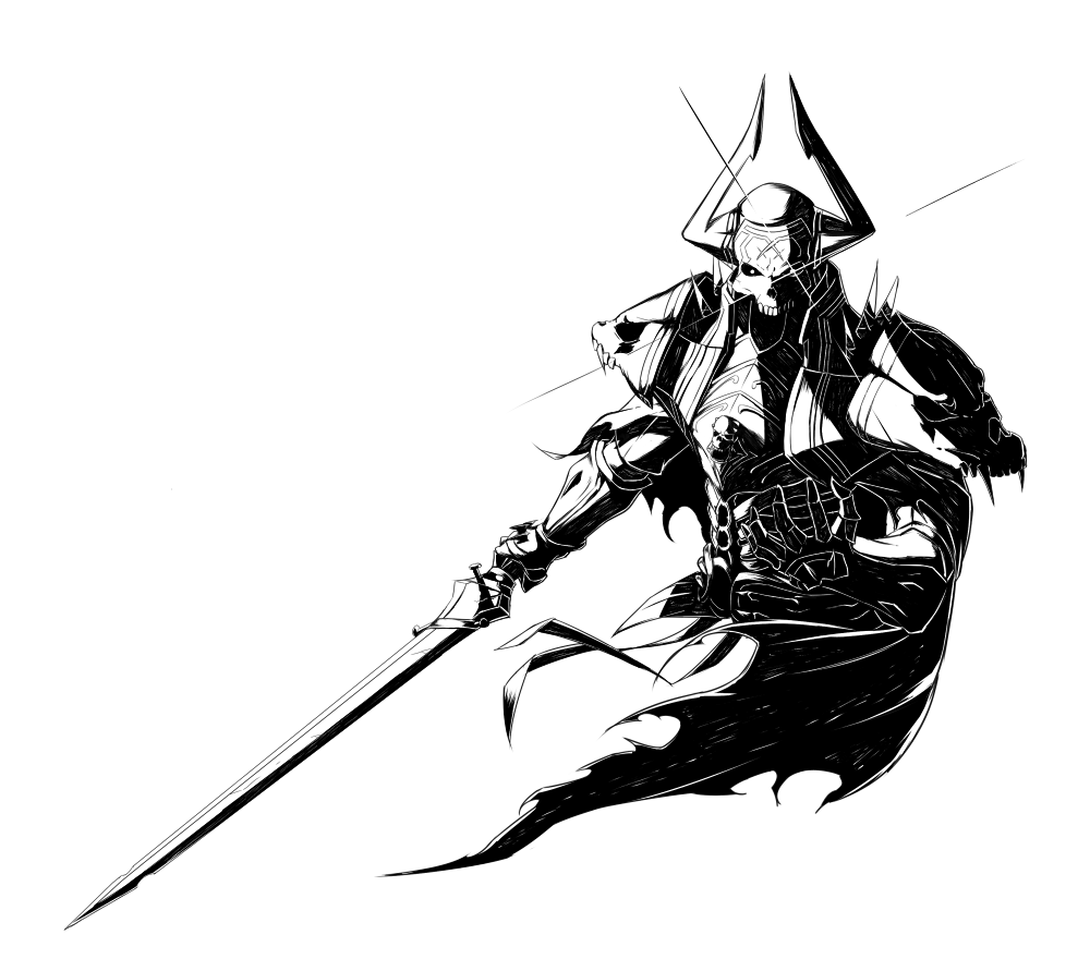 1boy, armor, azrael_(sword)_(fate), breastplate, cape, cropped_torso, fake_horns, fate/grand_order