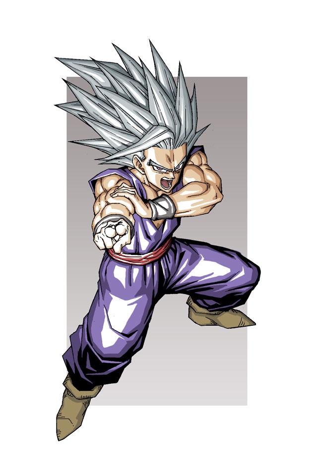 1boy, commentary_request, dougi, dragon_ball, dragon_ball_super, dragon_ball_super_super_hero, full_body, gohan_beast
