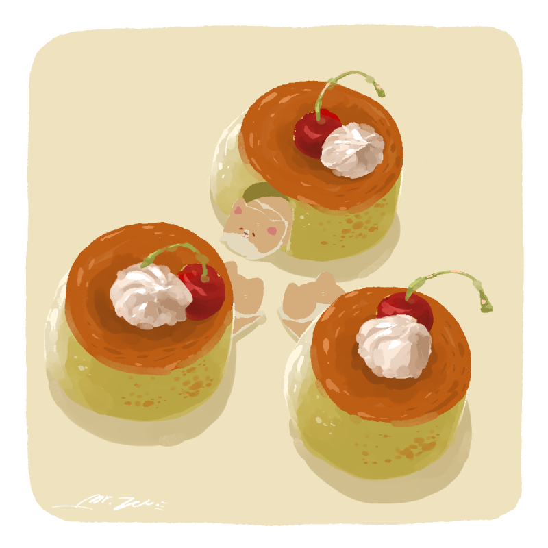 animal, cherry, dog, food, food_focus, fruit, in_food, no_humans