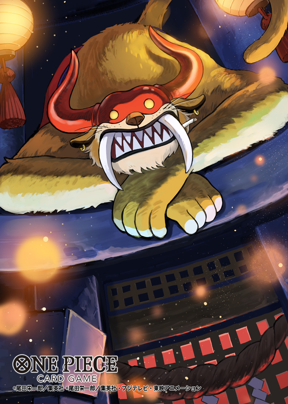 1boy, alternate_form, cigarette, commentary_request, copyright_name, crossed_arms, earrings, horns