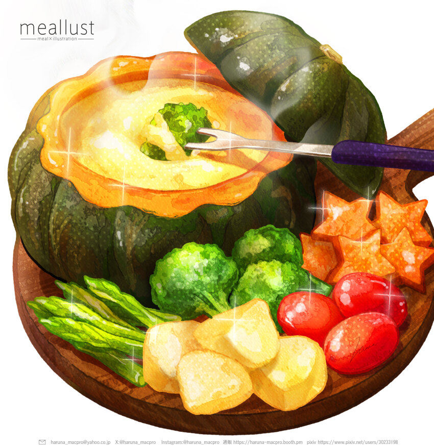 absurdres, artichoke_(food), broccoli, carrot, cheese, cherry_tomato, food, food_focus