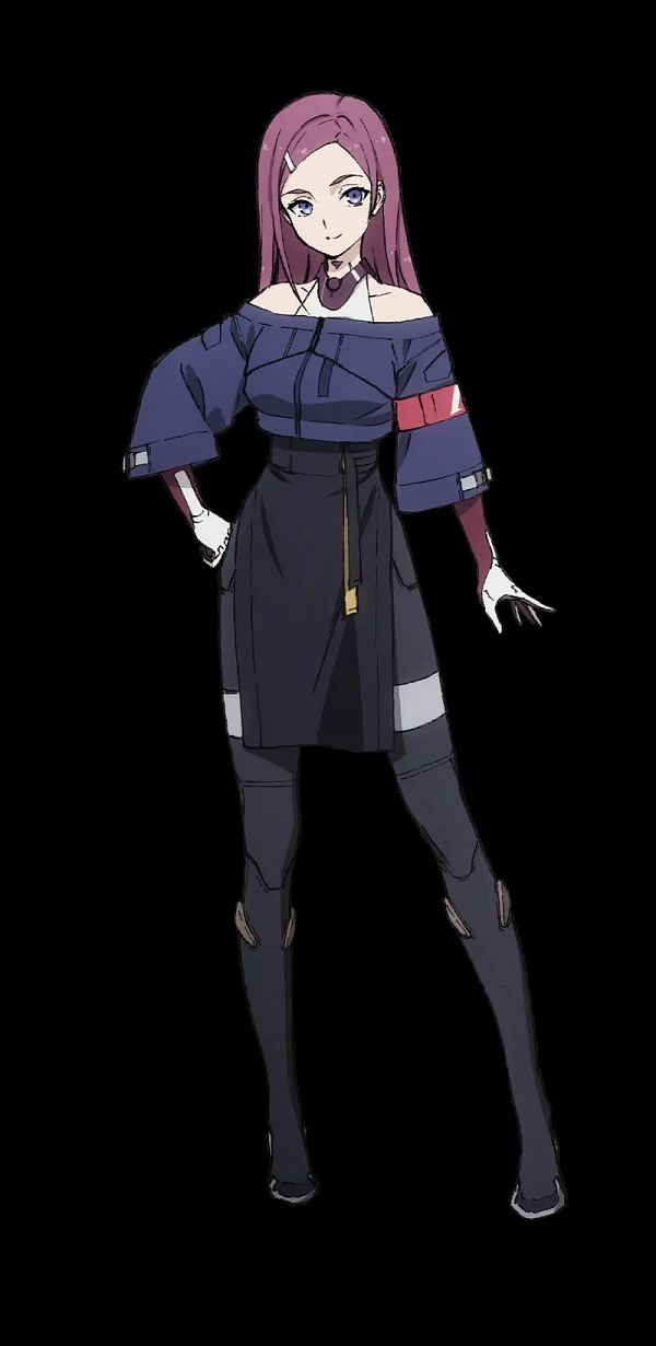 1girl, ange_(synduality), boots, closed_mouth, highres, long_hair, looking_at_viewer, purple_eyes