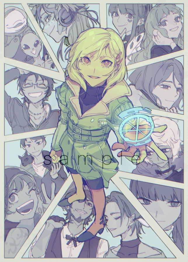 2others, 5boys, 6+girls, androgynous, beluga_whale, blonde_hair, cat, chipie_(gnosia)