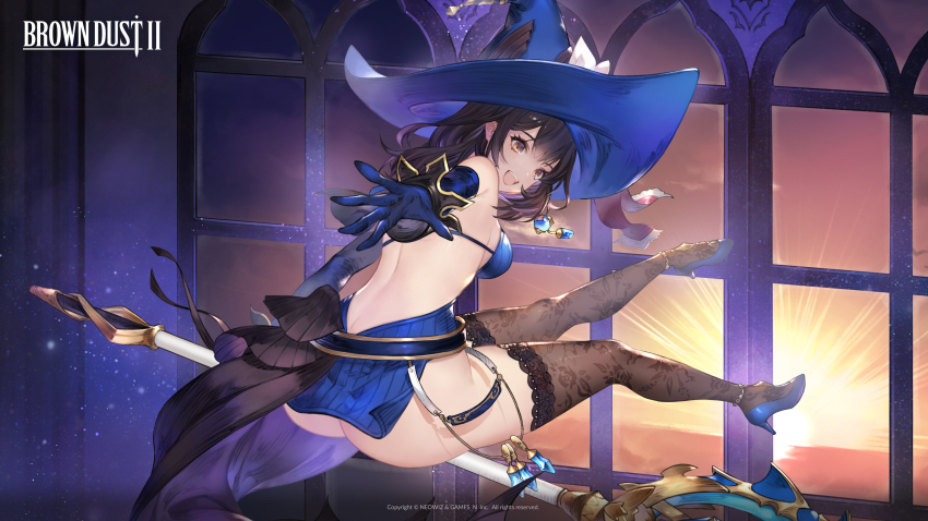 1girl, absurdres, anklet, artist_request, ass, backless_dress, backless_outfit, belt