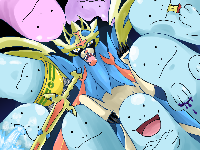 2-gou_blue, 6+others, ditto, gameplay_mechanics, gen_1_pokemon, gen_2_pokemon, gen_8_pokemon, helmet