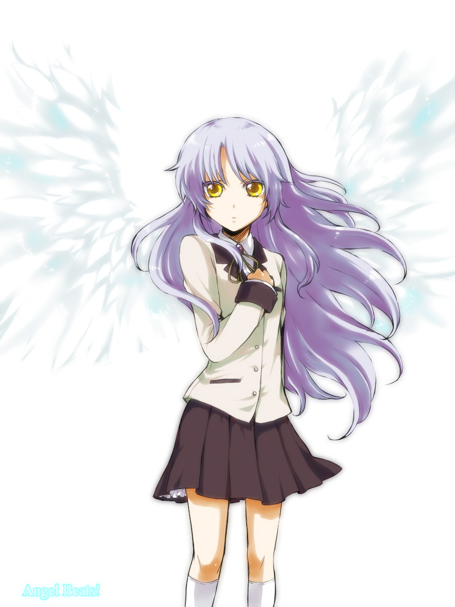 10s, 1girl, angel_beats!, bad_id, bad_pixiv_id, blazer, blue_hair, female_focus