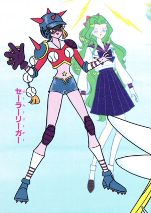 3girls, ball, baseball, baseball_(object), baseball_glove, baseball_helmet, baseball_uniform, bishoujo_senshi_sailor_moon