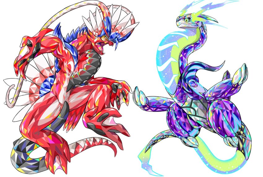 black_sclera, colored_sclera, colored_skin, cyborg, dragon, feather_hair, gem, green_eyes