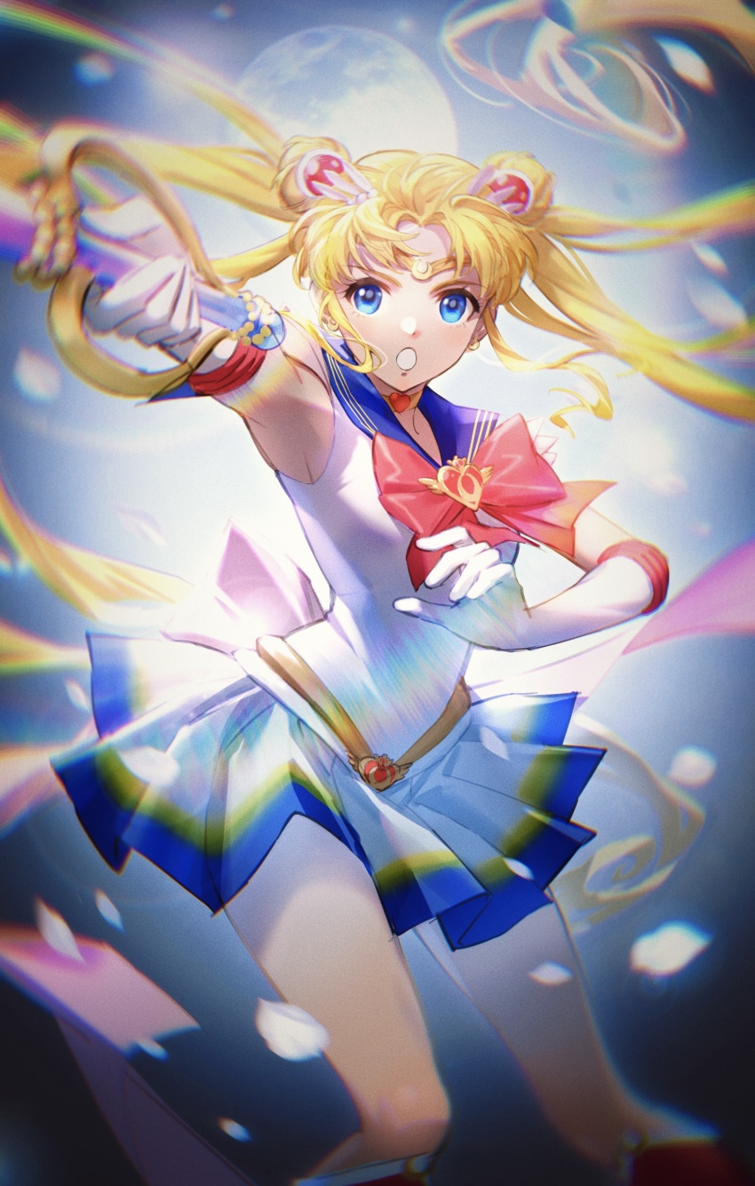 1girl, :o, absurdres, armpits, bishoujo_senshi_sailor_moon, bishoujo_senshi_sailor_moon_supers, blonde_hair, blue_eyes