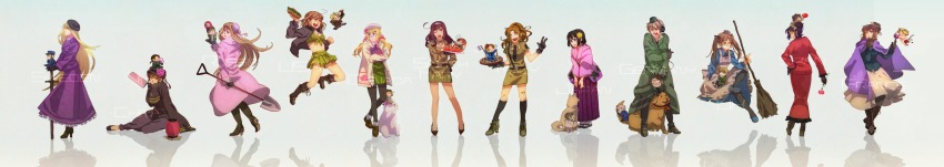 6+boys, 6+girls, absurdres, america_(hetalia), artist_request, axis_powers_hetalia, canada_(hetalia), chibi