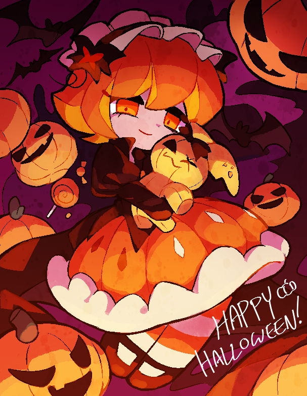 1girl, bat_(animal), brown_jacket, brown_shoes, candy, closed_mouth, cookie_run, cookie_run:_kingdom