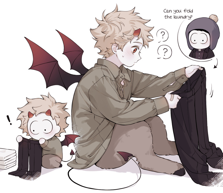 !, 0o0_w_o0, 2boys, ?, animification, bandaid, bandaid_on_hand, blonde_hair