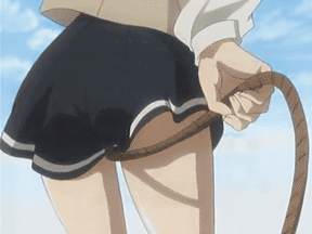 00s, 2girls, :d, animated, animated_gif, anime_screenshot, brown_eyes, brown_hair
