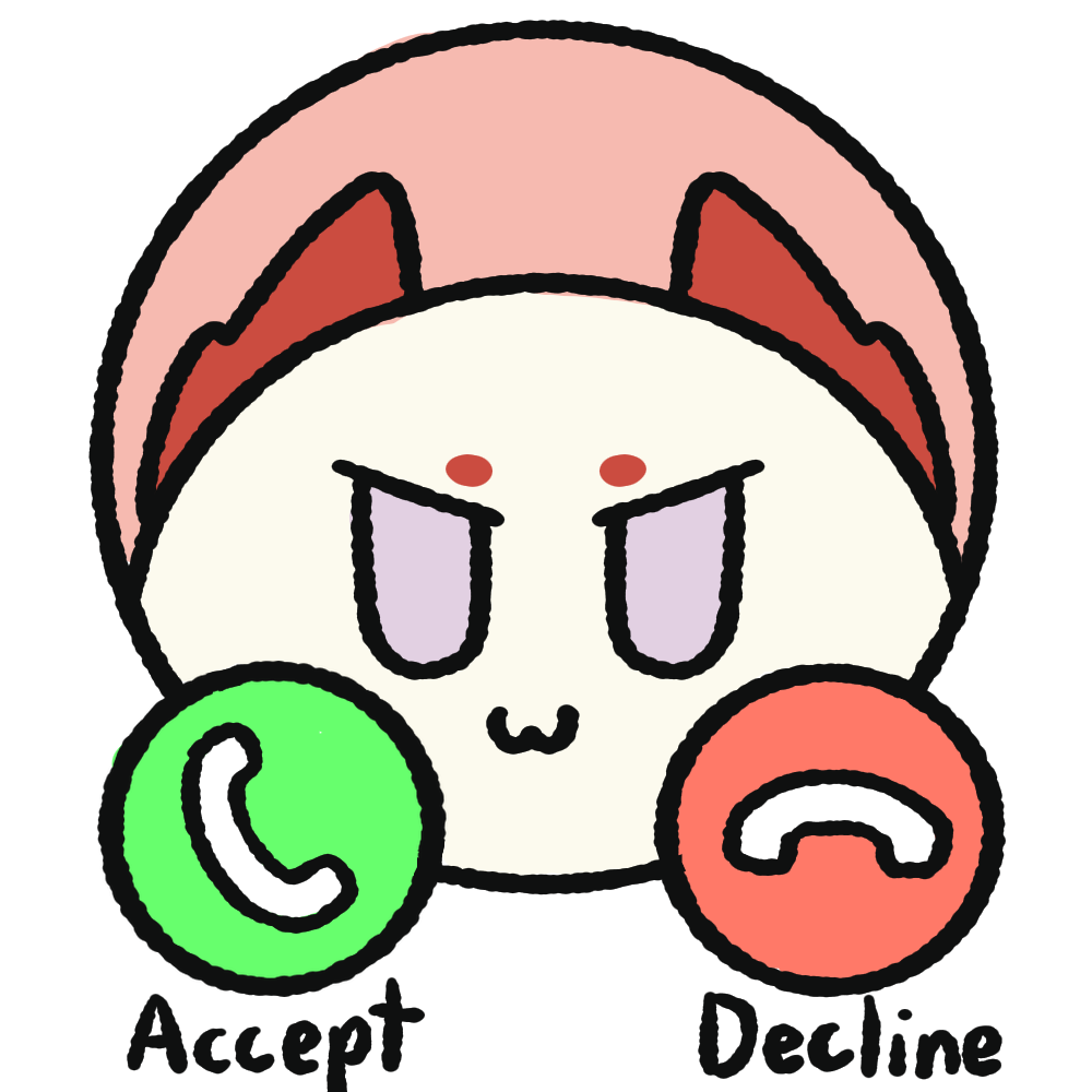 :3, arknights, black_outline, closed_mouth, commentary, creature, dragon_bean_(arknights), english_commentary, english_text, looking_at_viewer, meme, nian_(arknights), no_humans, outline, phone, pink_eyes, simple_background, white_background, zedchan