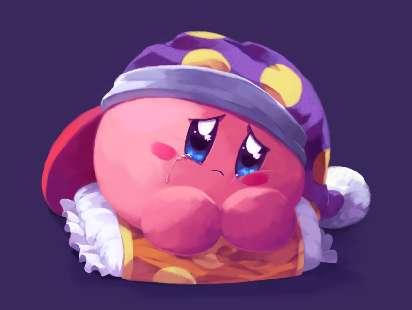blush_stickers, copy_ability, deleca7755, hat, highres, kirby, kirby_(series), looking_at_viewer