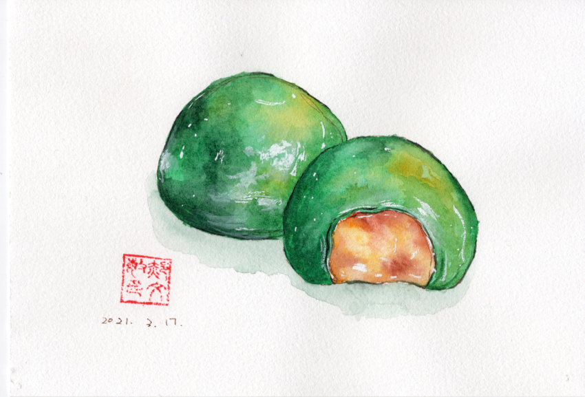 ayayo_xiaohongshu, dated, food, food_focus, no_humans, original, qingtuan, still_life