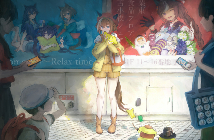 ;), ;d, animal_ears, asparagus, backpack, badge, bag, beret