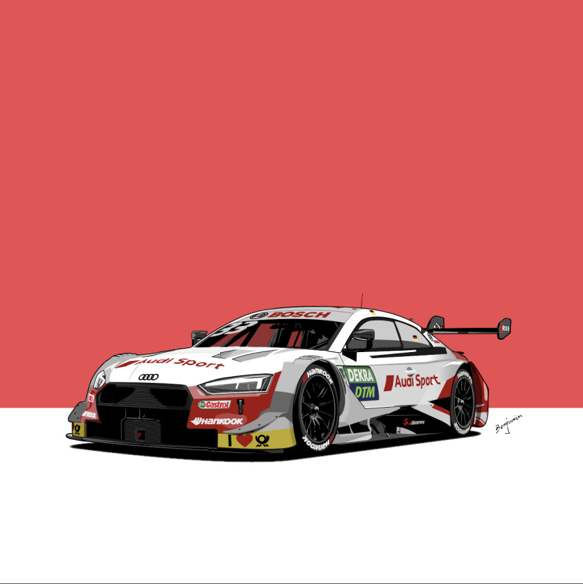 artist_name, audi, audi_rs5, benjamin_(user_scjv3278), car, castrol, deutsche_tourenwagen_masters, highres