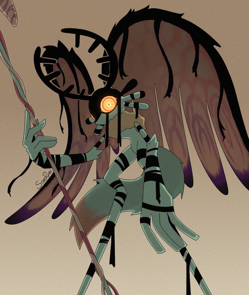 alternate_eye_color, antlers, brown_background, dream_tiger_(govy9807), fecto_elfilis, furry, gradient_background, highres