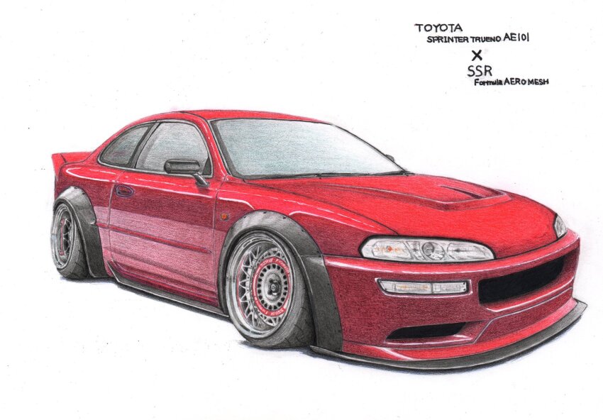 car, highres, motor_vehicle, original, red_car, shadow, simple_background, sports_car