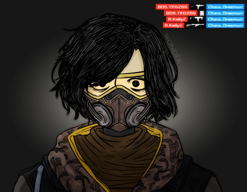 1girl, close-up, hibana_(rainbow_six_siege), hibana_viperstike, highres, police, police_uniform, policewoman