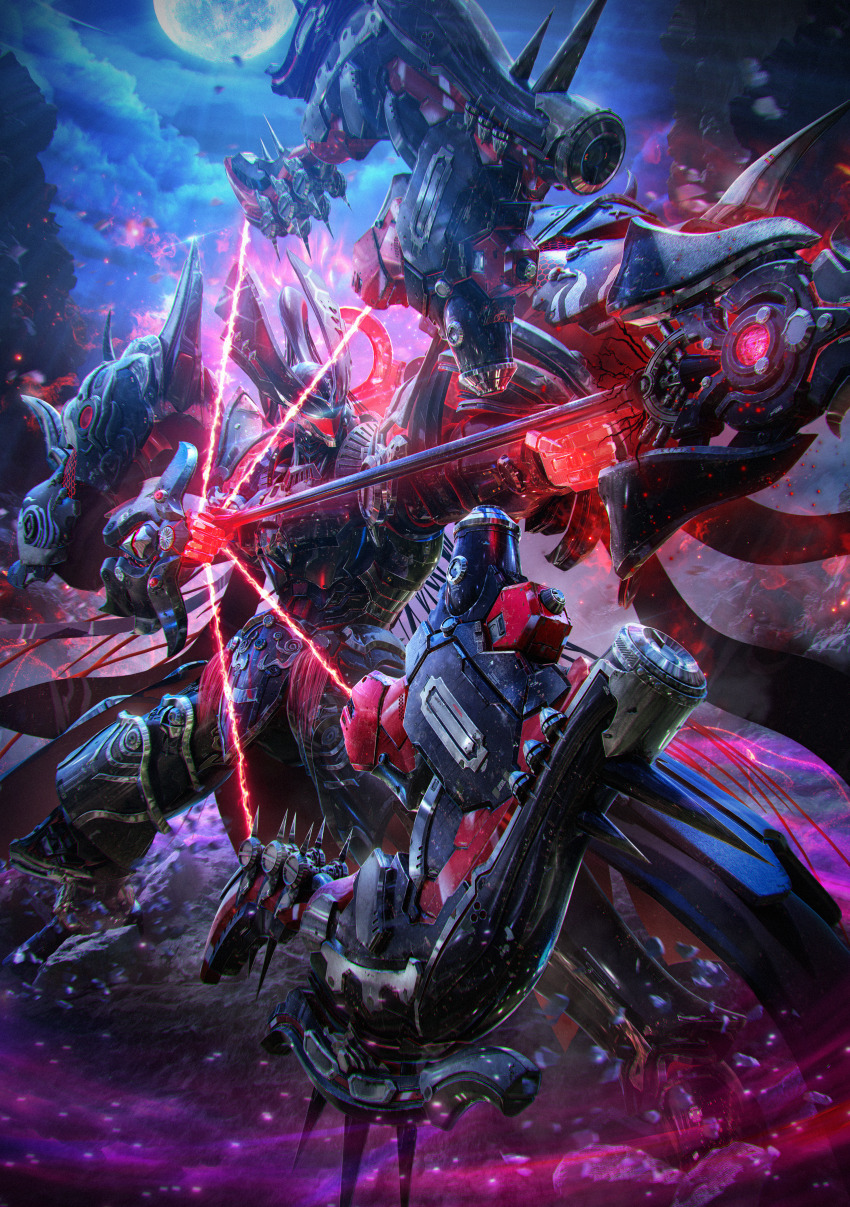 1boy, absurdres, armor, arrow_(projectile), black_armor, bow_(weapon), dou, drawing_bow