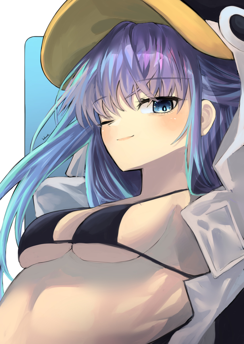 1girl, bikini, fate/grand_order, fate_(series), highres, kokoa_10701, meltryllis, meltryllis_(fate)