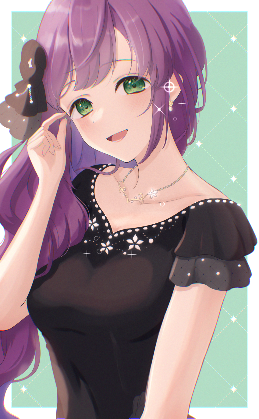 1girl, absurdres, green_eyes, highres, link!_like!_love_live!, long_hair, love_live!, noginogiro