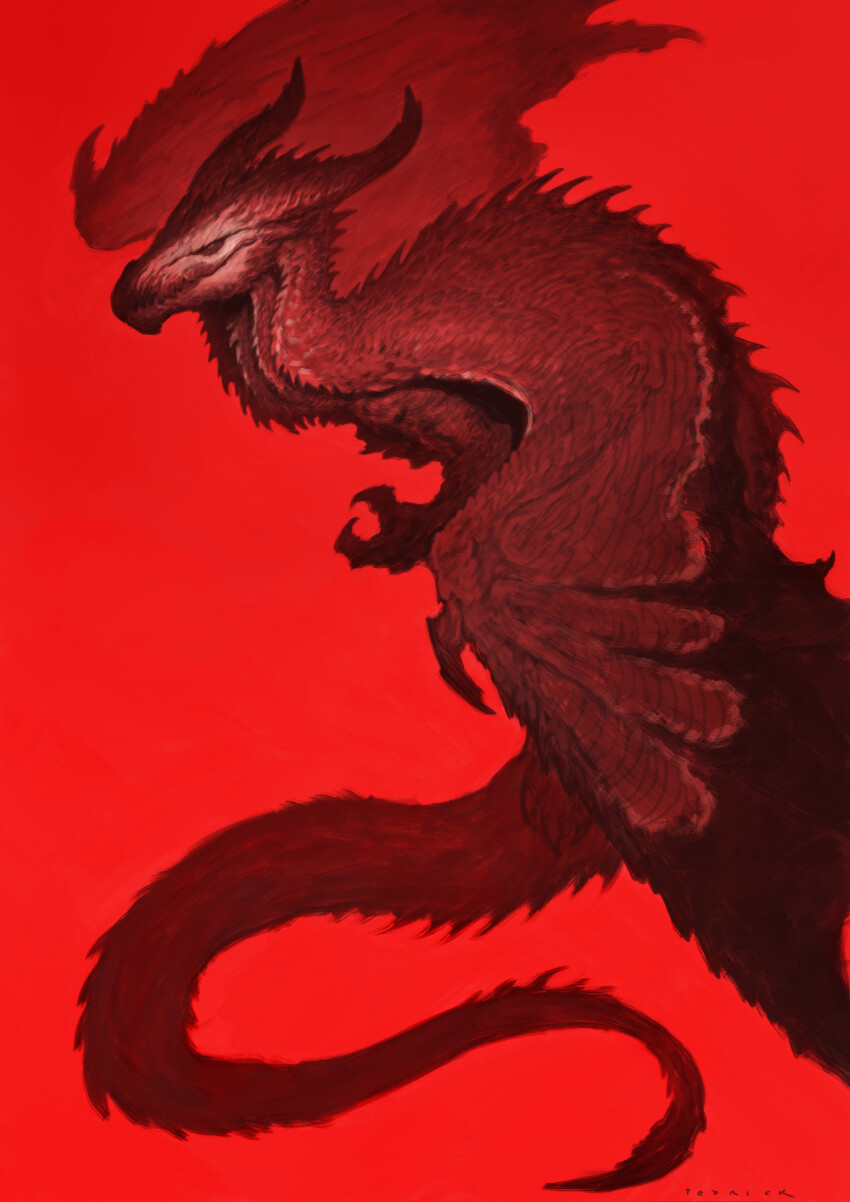 absurdres, animal_focus, claws, commentary, dragon, english_commentary, from_side, highres