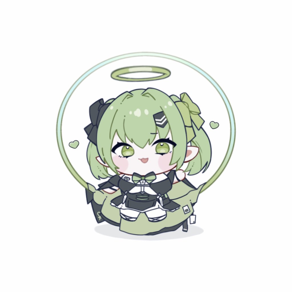 1girl, :d, bare_shoulders, black_dress, black_ribbon, blush_stickers, chibi, clothing_cutout