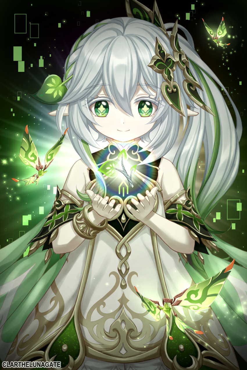 1girl, absurdres, artist_name, bare_shoulders, bloomers, cape, clarthelunagate, closed_mouth