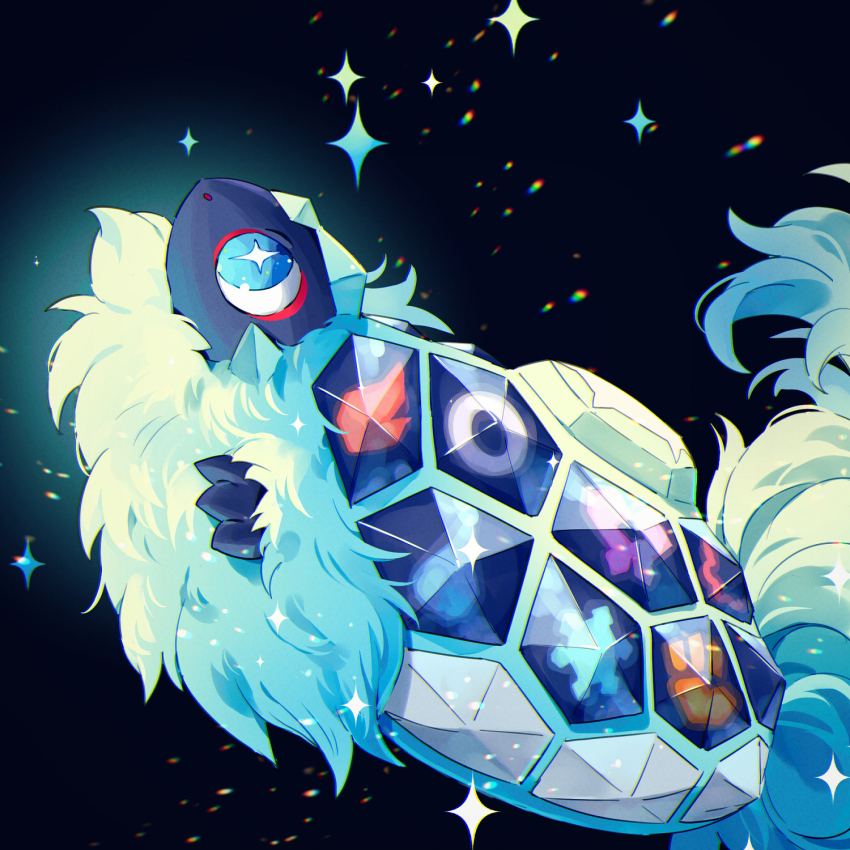 black_background, highres, kaminokefusa, looking_up, nintendo, no_humans, pokemon, pokemon_(creature)