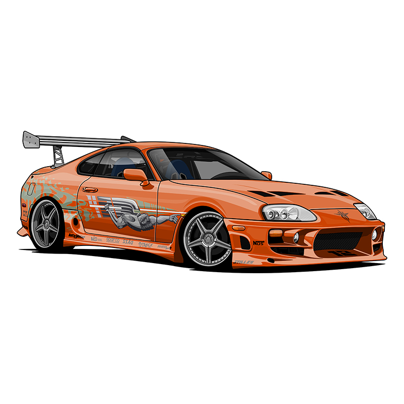 car, fast_&amp;_furious, markaryan, motor_vehicle, nitrous_oxide_systems, no_humans, orange_car, shadow
