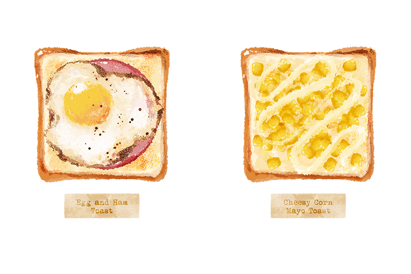bread, bread_slice, cheese, corn, egg_(food), food, food_focus, food_name