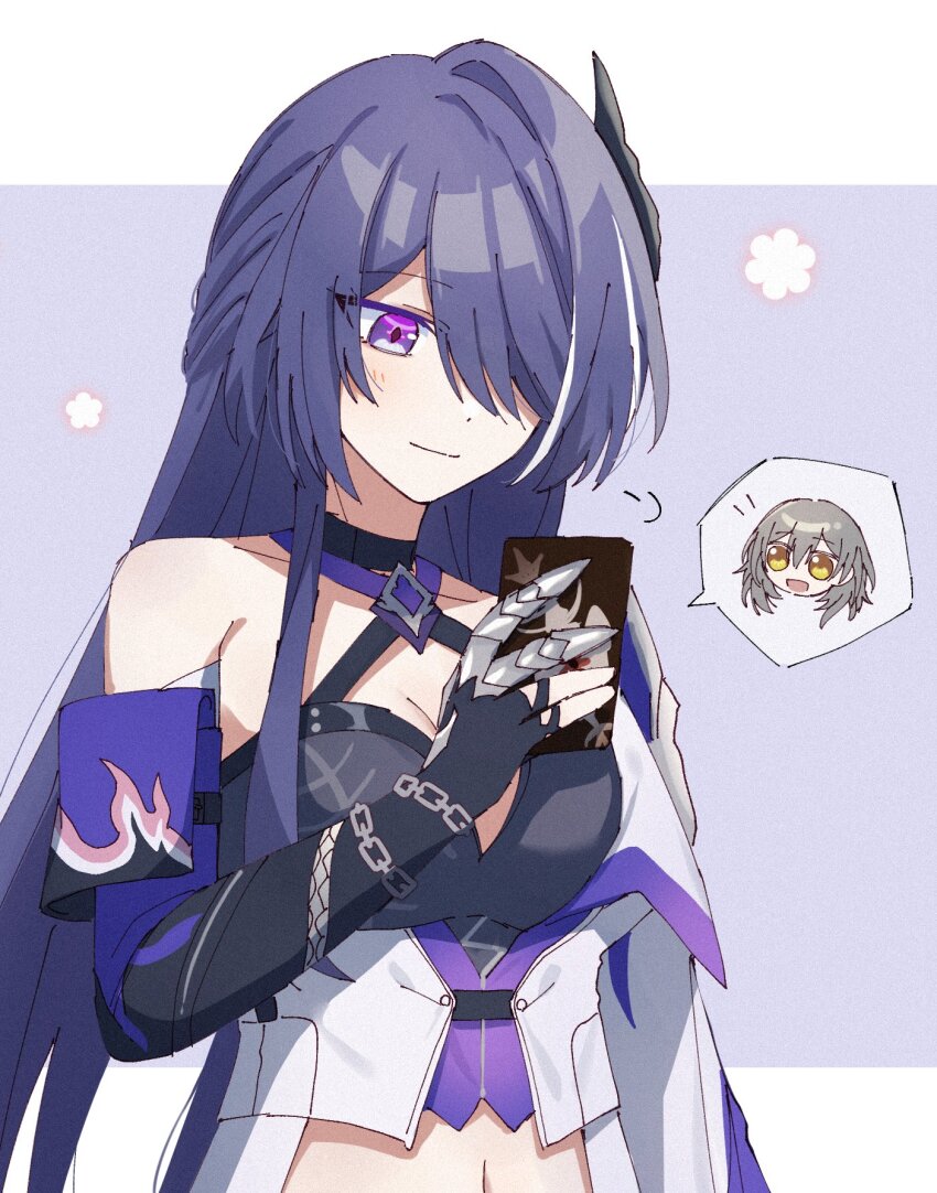 1girl, acheron_(honkai:_star_rail), armor, artist_request, bandaged_arm, bandages, black_choker, breasts