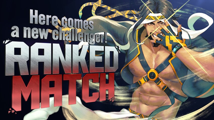 1boy, abs, absurdres, arabian_clothes, bara, bare_pectorals, beard, black_hair