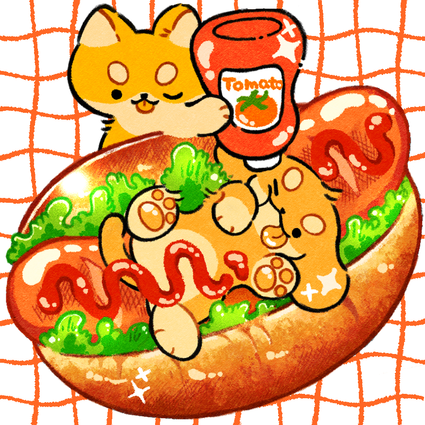 bottle, commentary, dachshund, dog, food, food_focus, gorugon01, grid