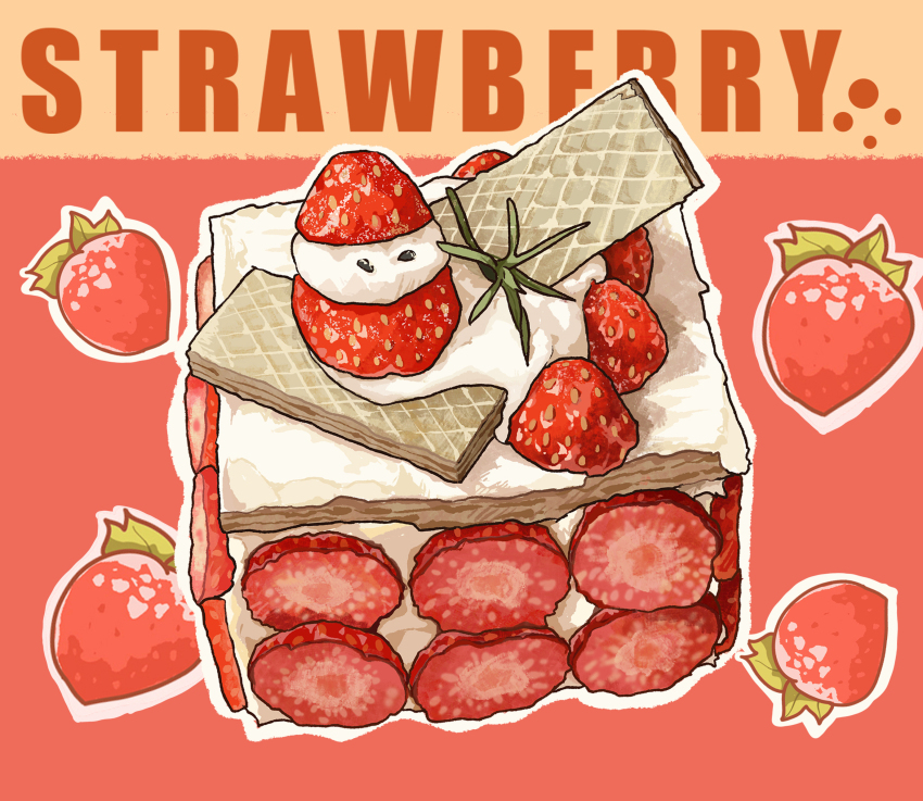 bukepan_menpou, cake, dessert, food, food_focus, fruit, highres, icing