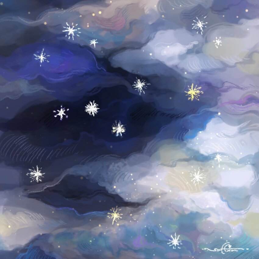 above_clouds, aster0014, blue_clouds, blue_theme, cloud, cloud_focus, cloudy_sky, commentary_request