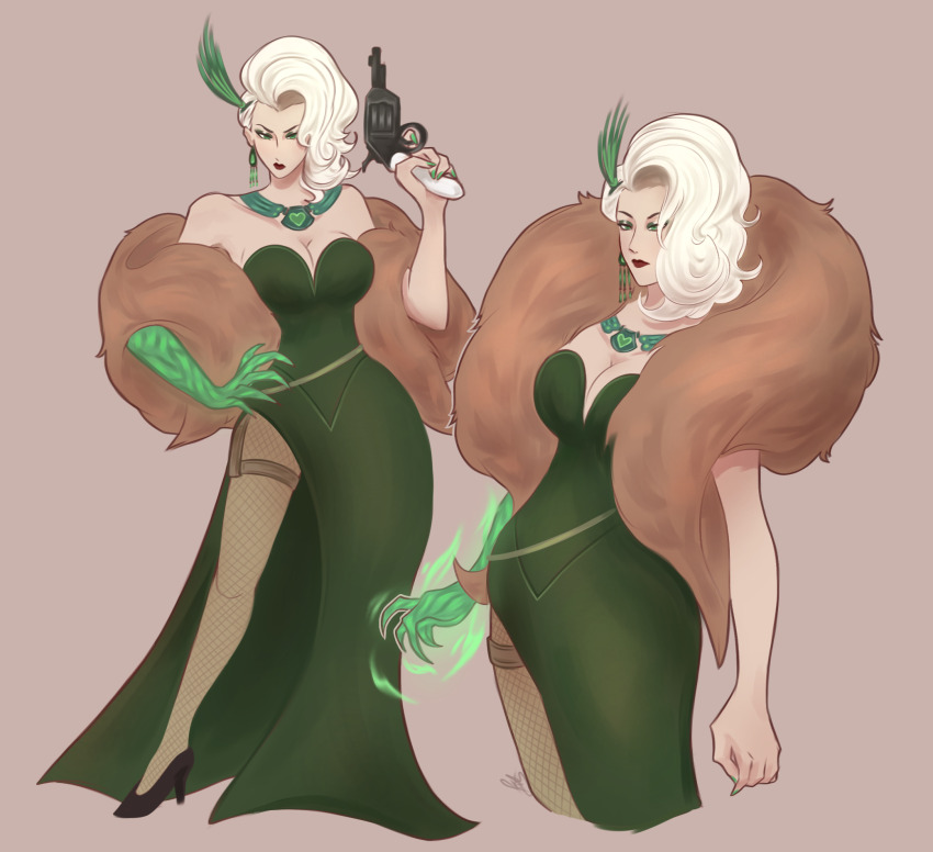 1girl, deadlock_(game), female_focus, highres, lady_geist_(deadlock), tagme