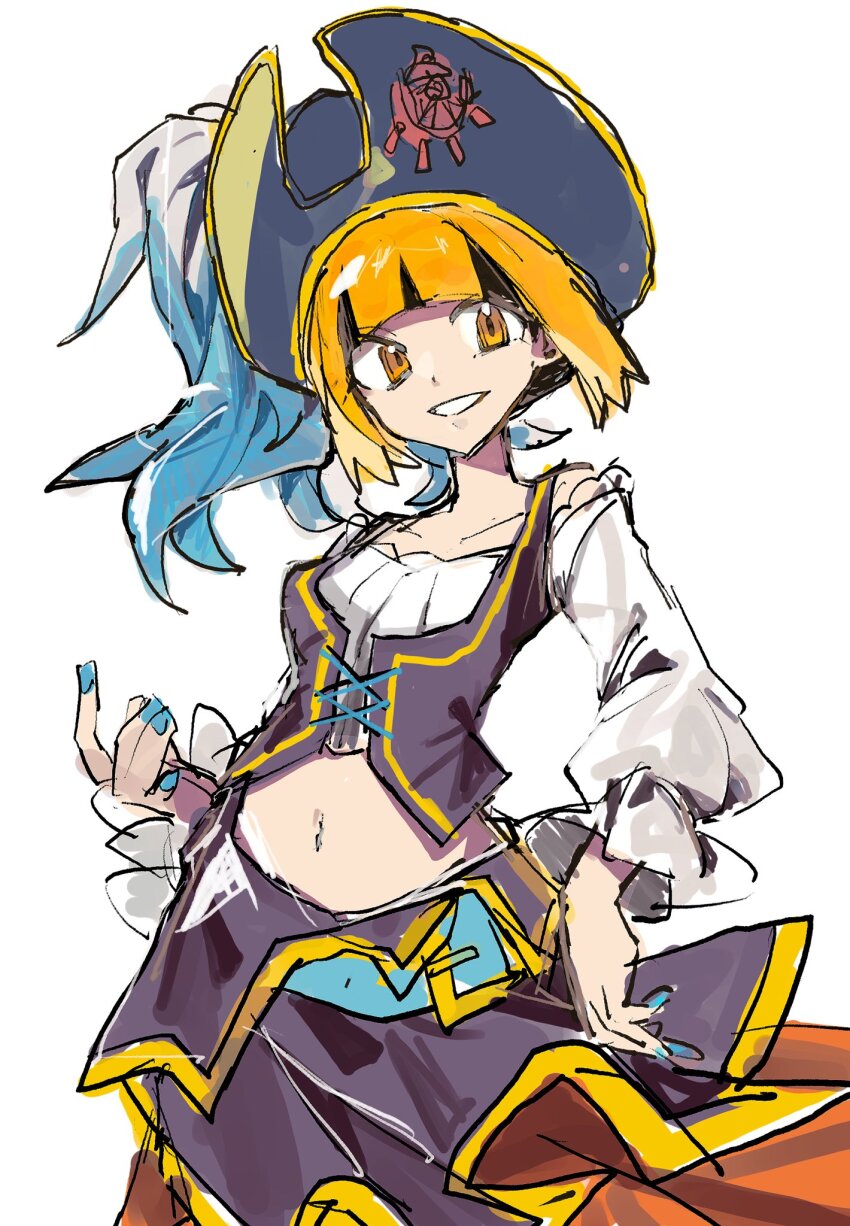 1girl, black_hair, dress, fukuzawa_(huku486), gardenia_(pokemon), gardenia_(summer_2024)_(pokemon), hat, highres