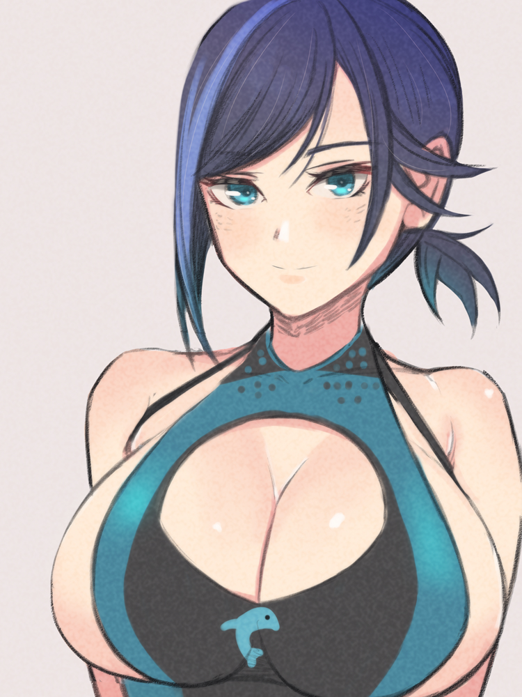 dead_or_alive, dead_or_alive_xtreme, dead_or_alive_xtreme_venus_vacation, konishiki_(52siki), portrait, reika_(doa), sketch, tagme